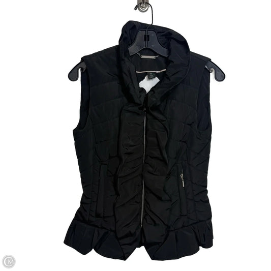 Vest Puffer & Quilted By White House Black Market In Black, Size: Xxs