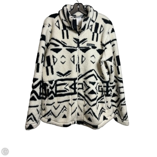 Jacket Fleece By Columbia In Animal Print, Size: Xl