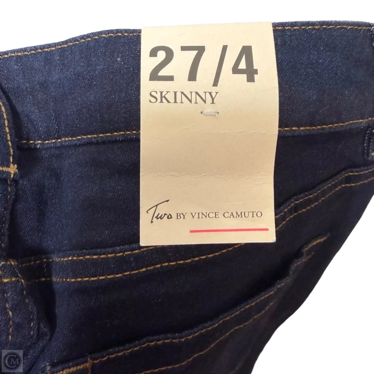 Jeans Straight By Two By Vince Camuto In Blue Denim, Size: 4