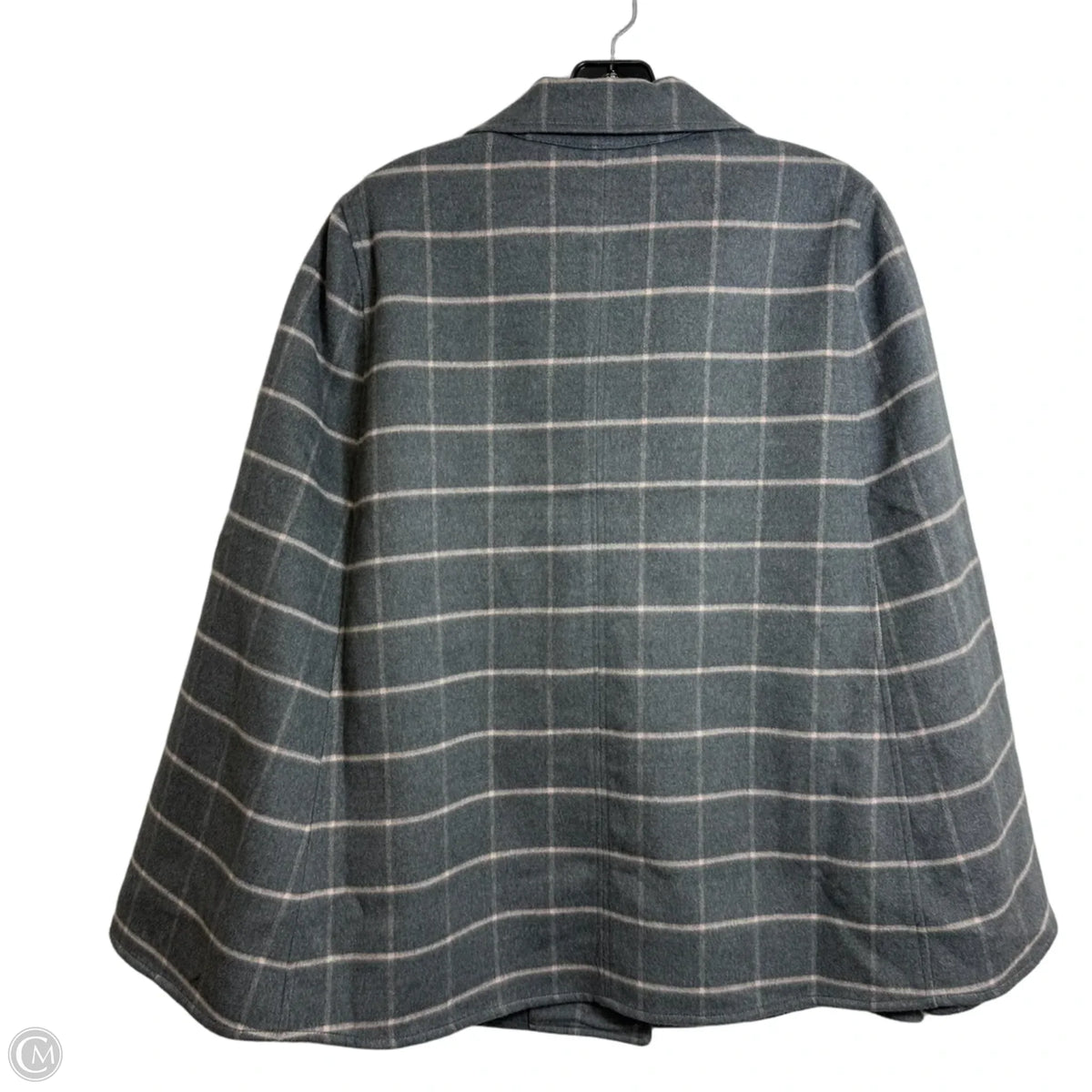 Poncho By Chicos In Grey, Size: S