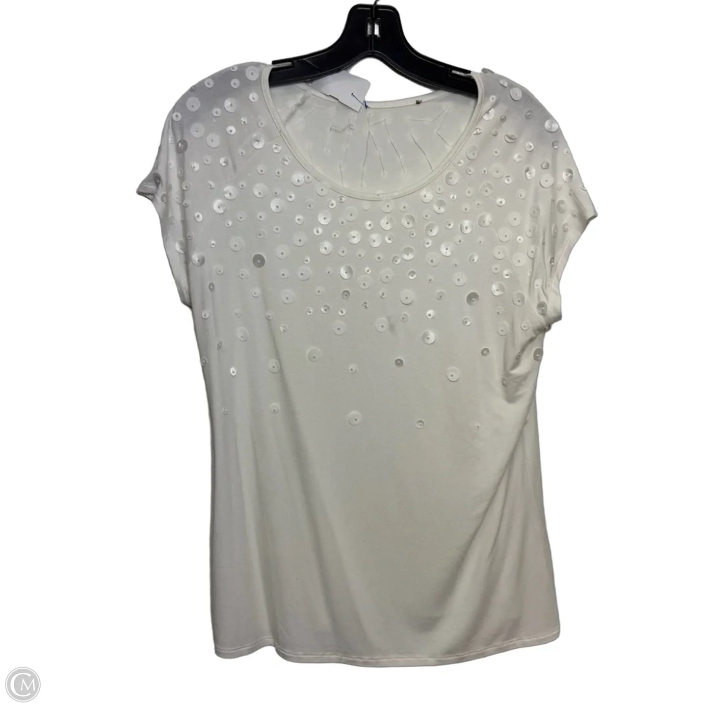 Top Sleeveless By Clothes Mentor In Ivory, Size: M