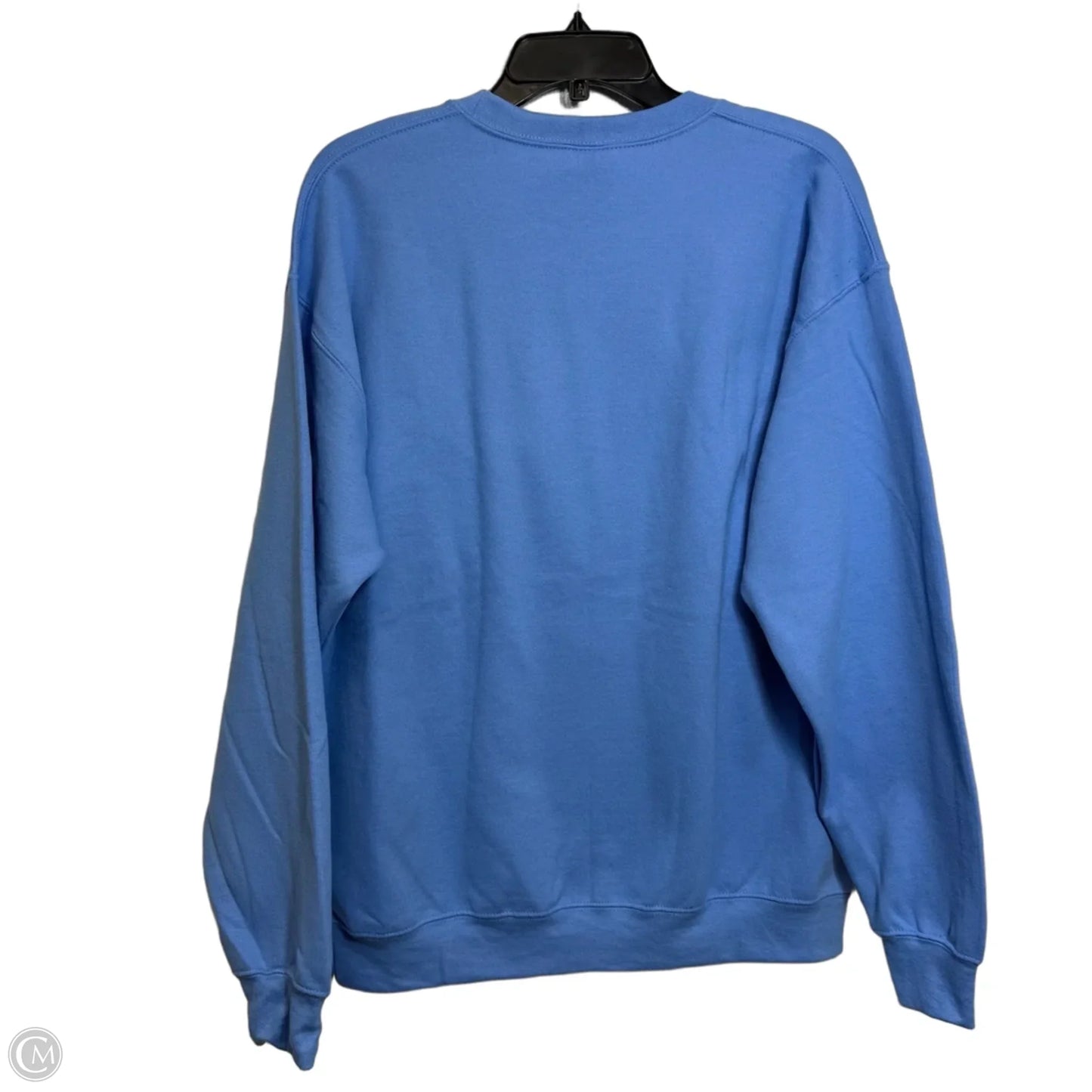 Sweatshirt Crewneck By Gildan In Blue, Size: L