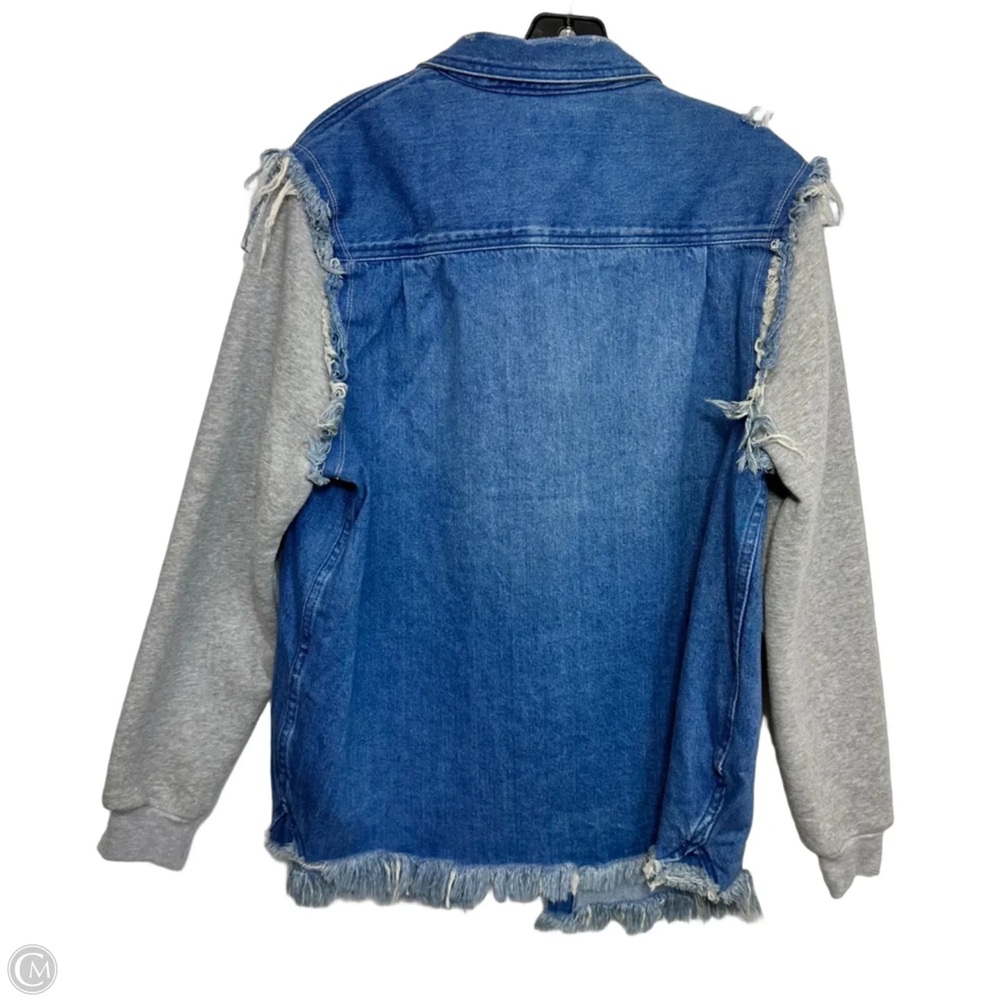 Jacket Denim By Clothes Mentor In Blue Denim, Size: M
