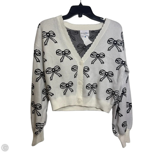Cardigan By Clothes Mentor In White, Size: M