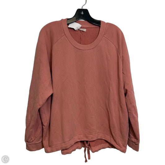 Sweatshirt Crewneck By Clothes Mentor In Mauve, Size: Xl
