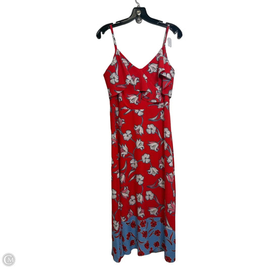 Dress Casual Midi By London Times In Red, Size: 6