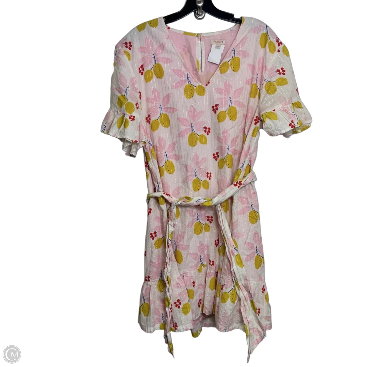 Dress Casual Short By Clothes Mentor In Pink, Size: L