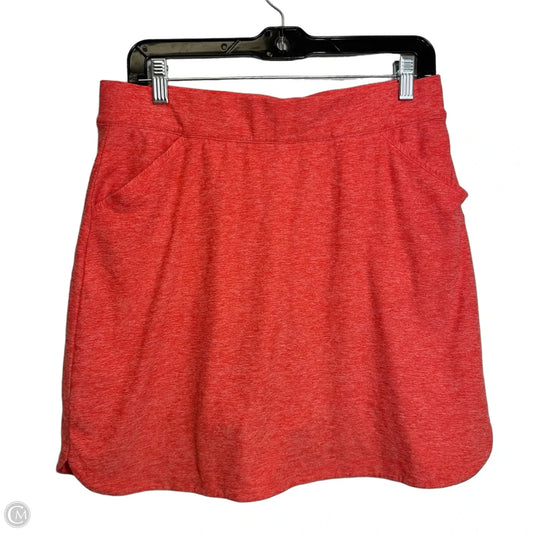 Skort By Peter Millar In Coral, Size: L