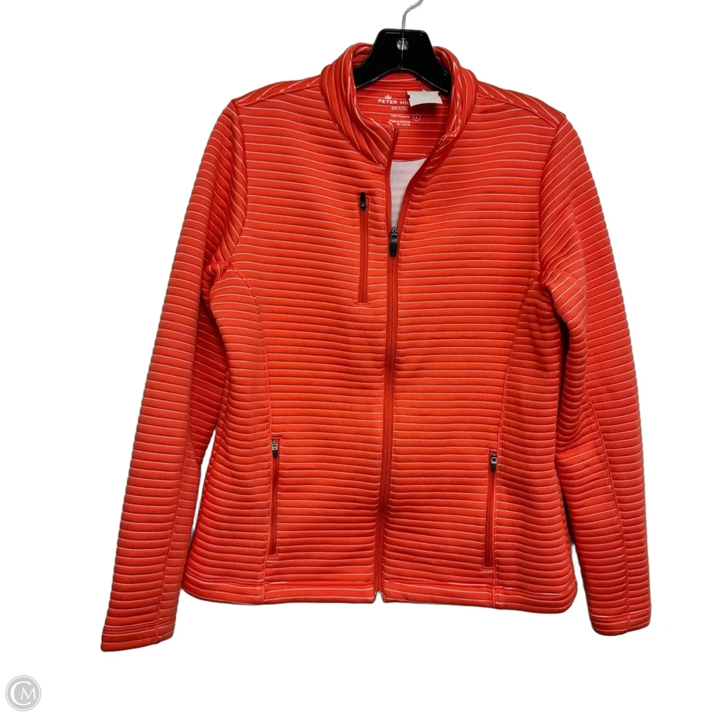 Athletic Jacket By Peter Millar In Orange, Size: L