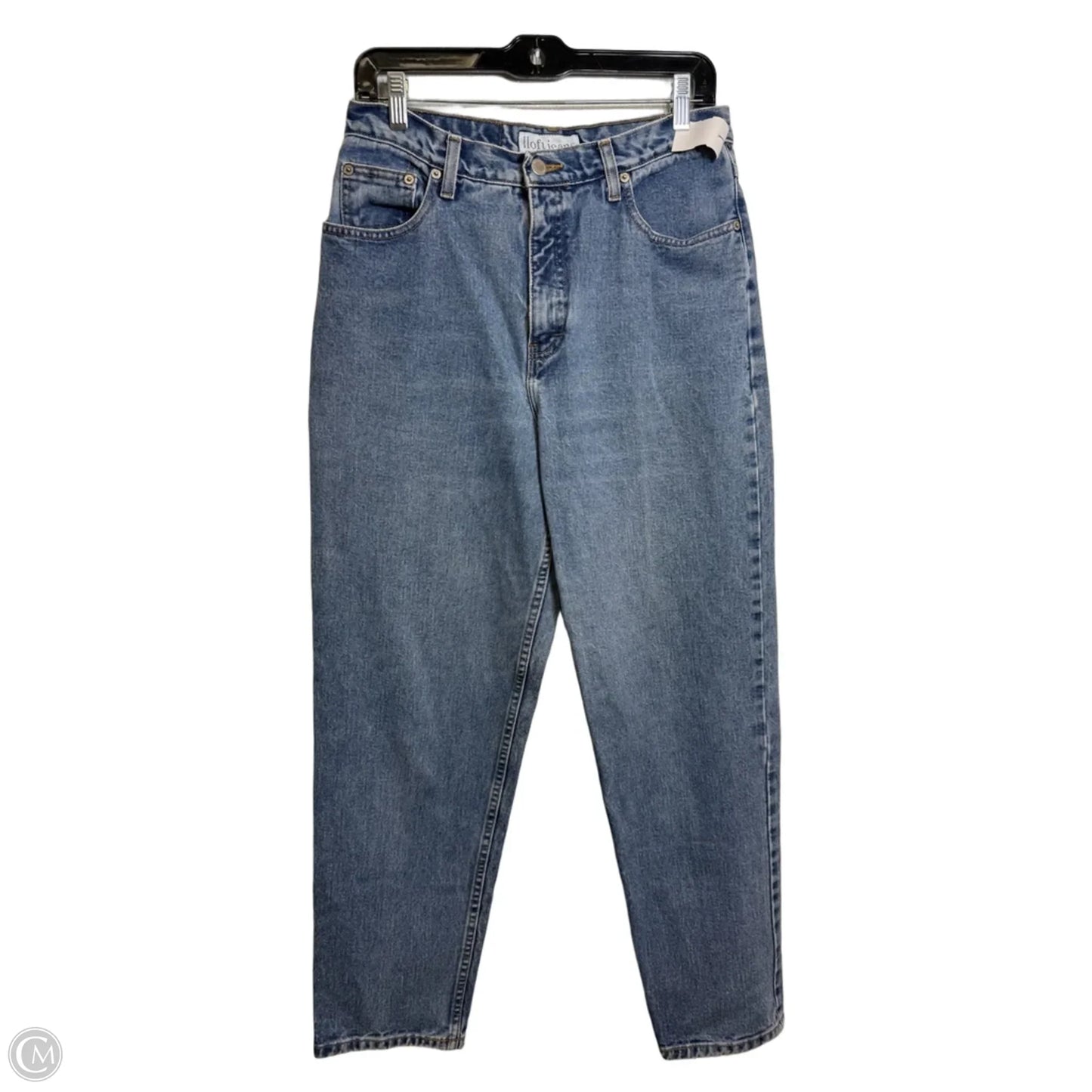 Jeans Boyfriend By Loft In Blue Denim, Size: 10