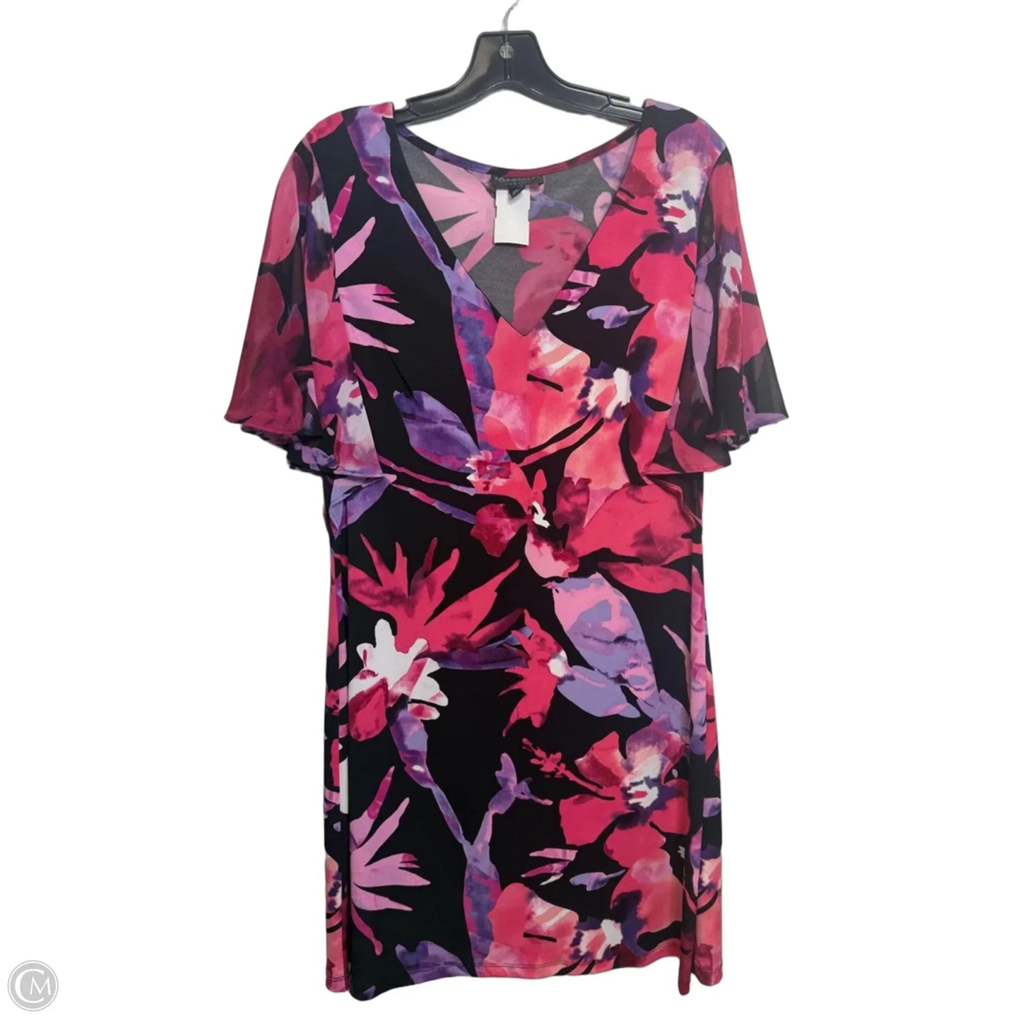 Dress Party Short By Connected Apparel In Floral Print, Size: 8
