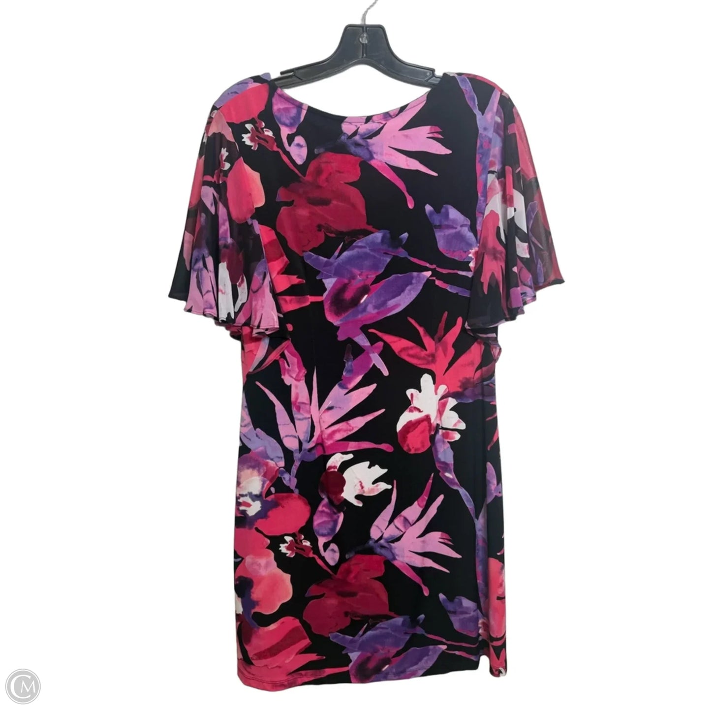 Dress Party Short By Connected Apparel In Floral Print, Size: 8