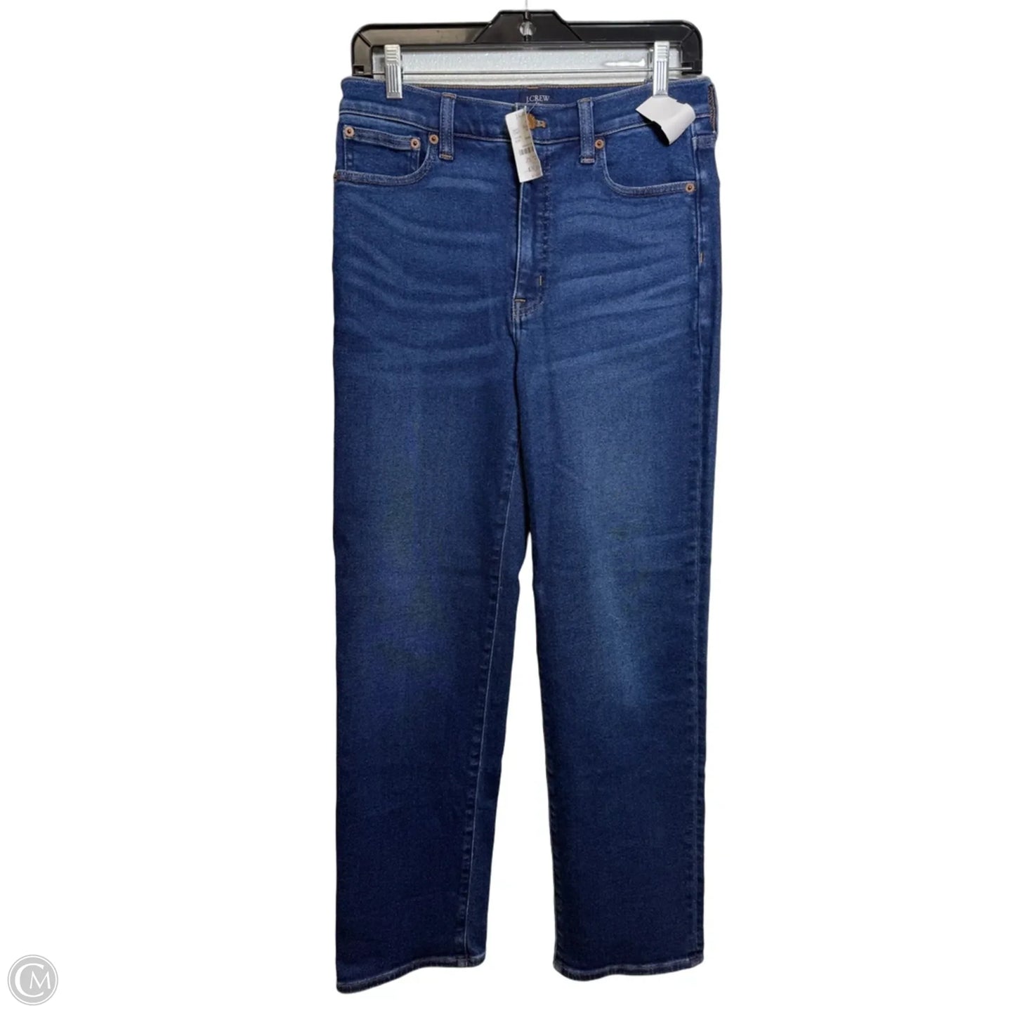 Jeans Straight By J. Crew In Blue Denim, Size: 6