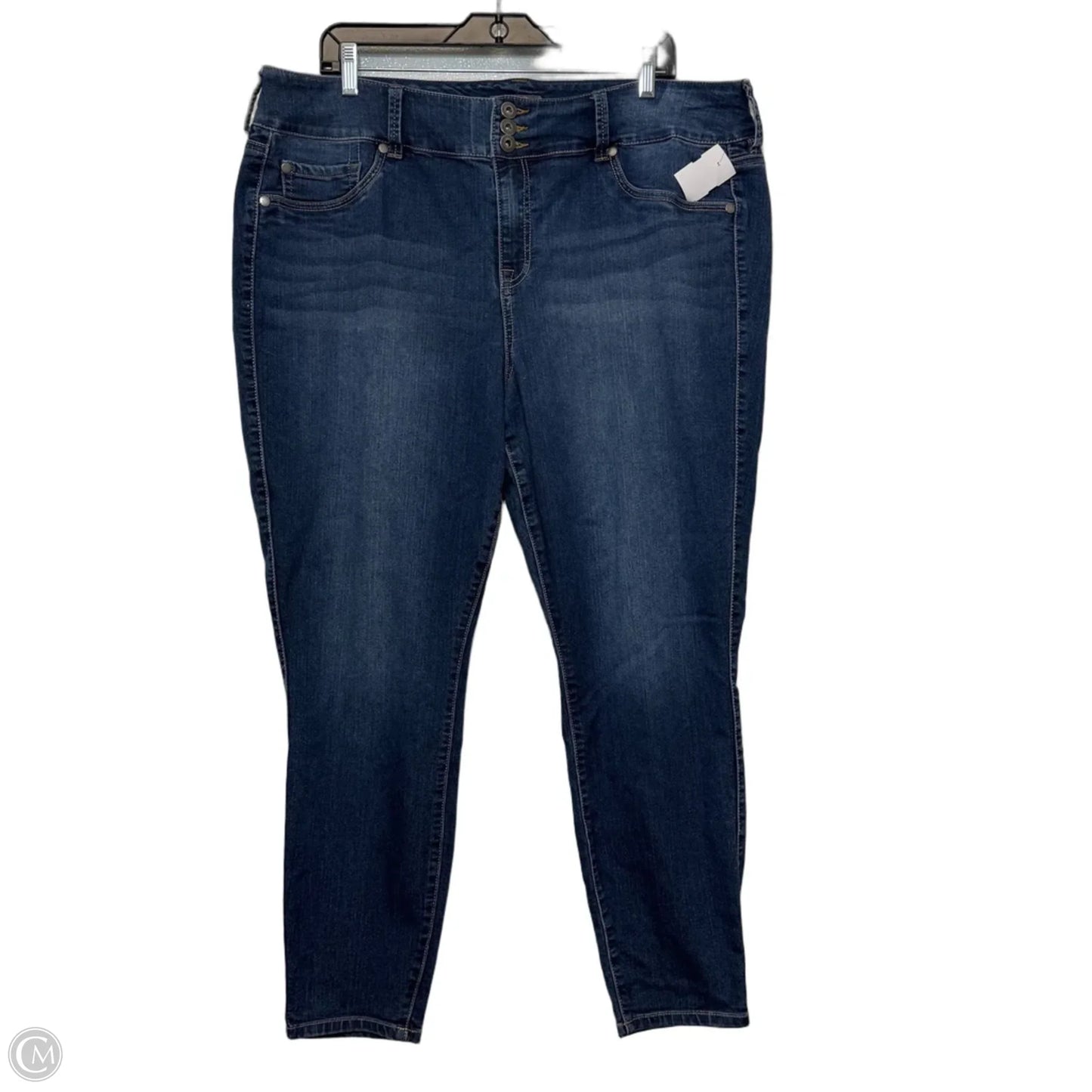 Jeans Jeggings By Torrid In Blue Denim, Size: 20