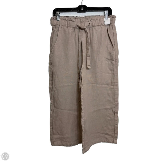 Pants Cropped By Cloth & Stone In Beige, Size: S