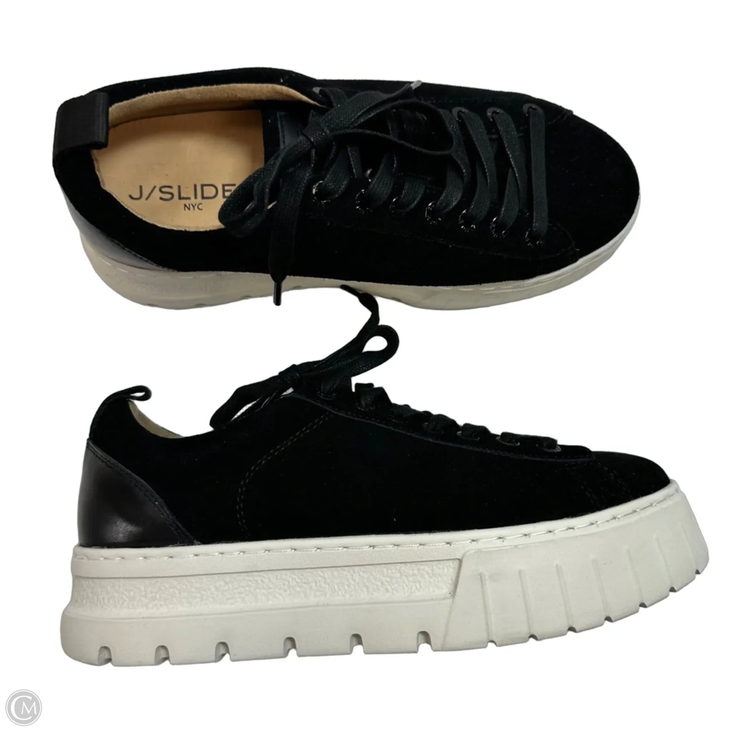 Shoes Sneakers By J Slides In Black, Size: 8