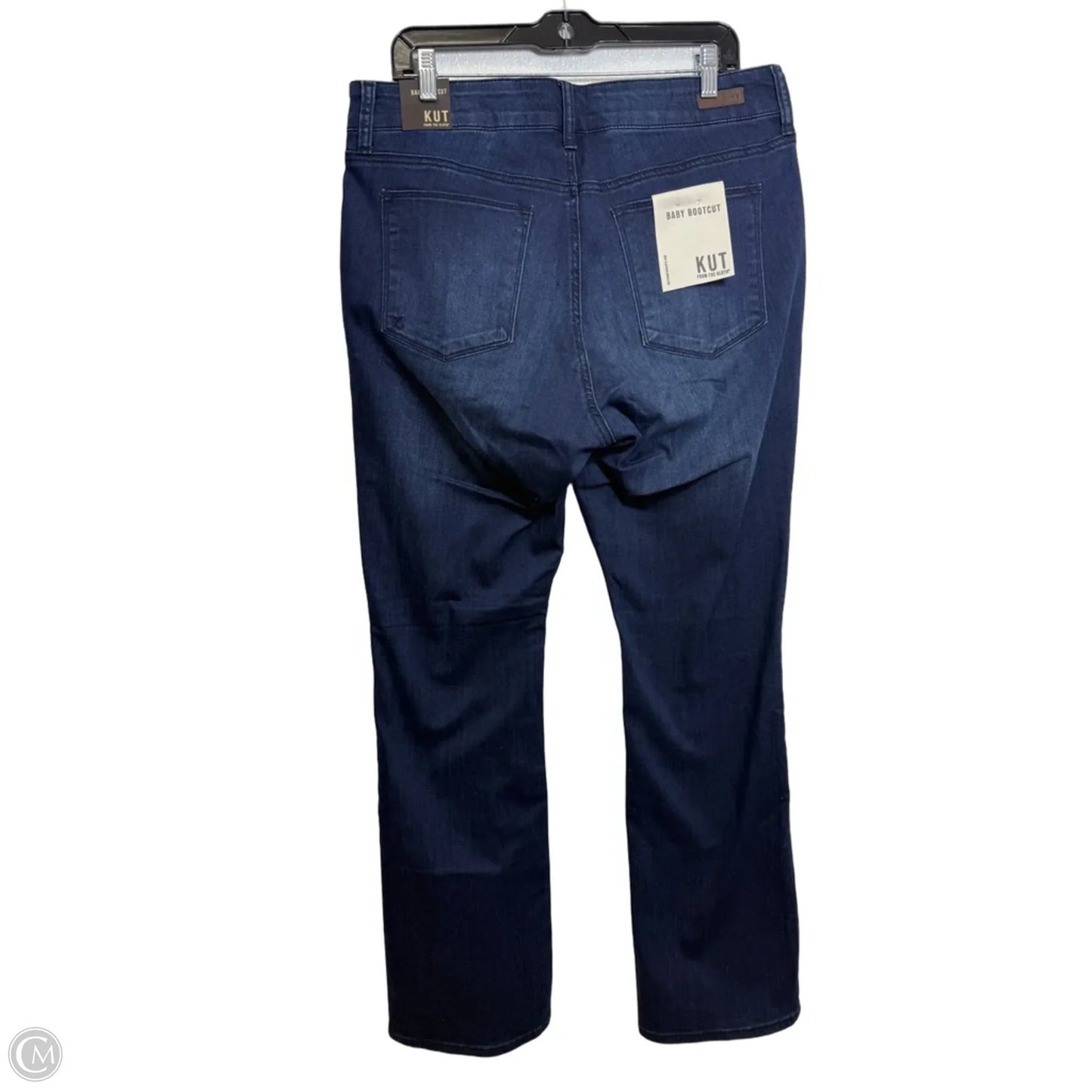 Jeans Boot Cut By Kut In Blue Denim, Size: 14