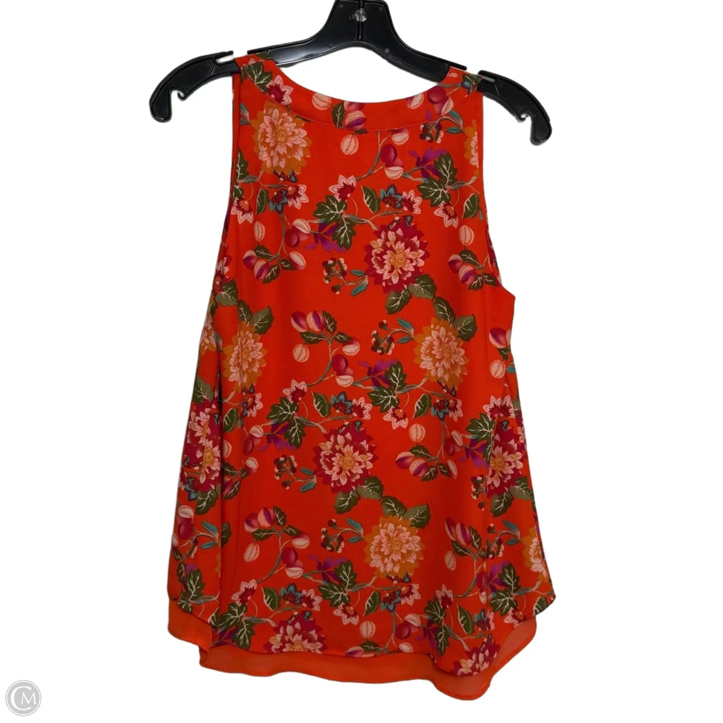 Top Sleeveless By Rose And Olive In Orange, Size: S