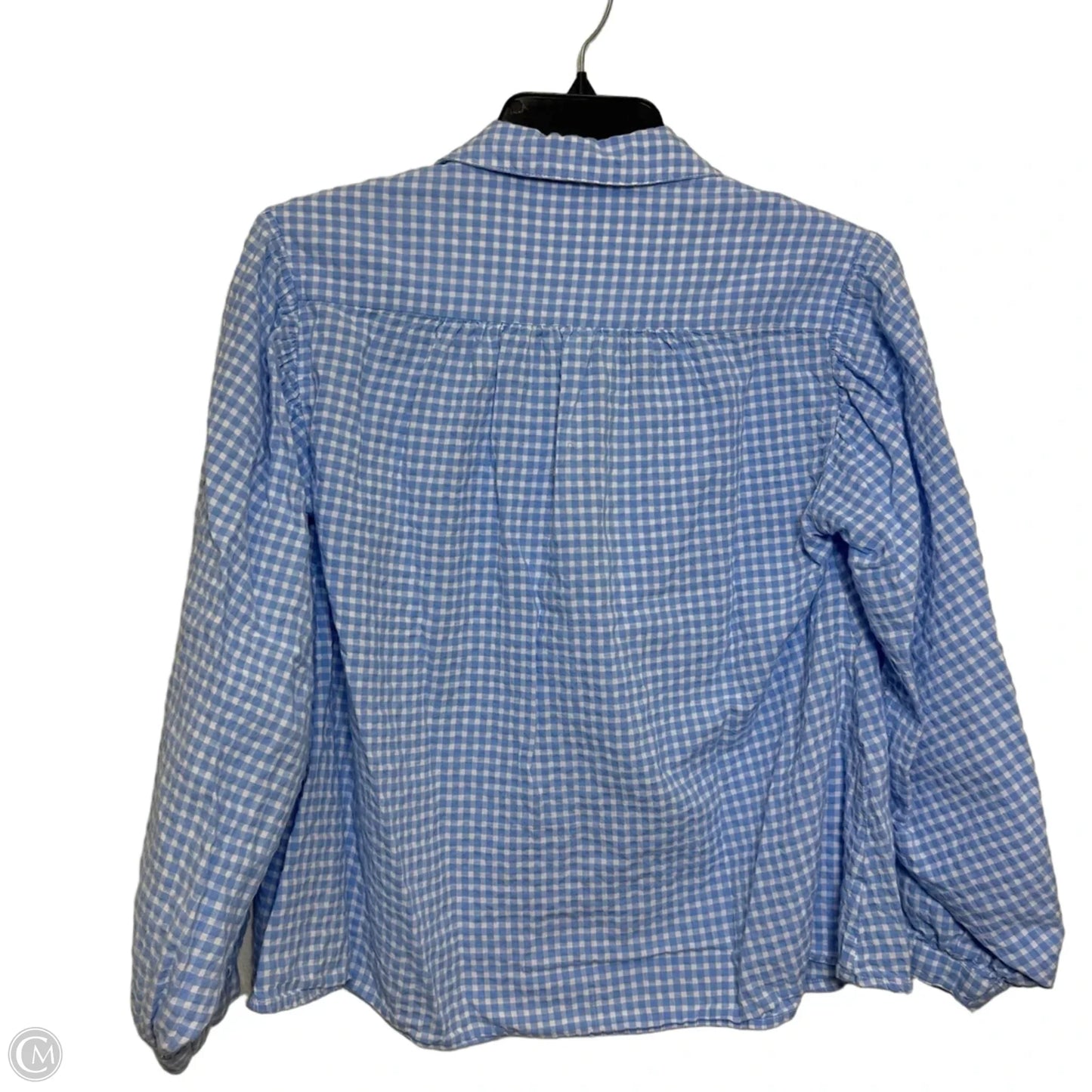 Top Long Sleeve By Anthropologie In Blue, Size: Xxs