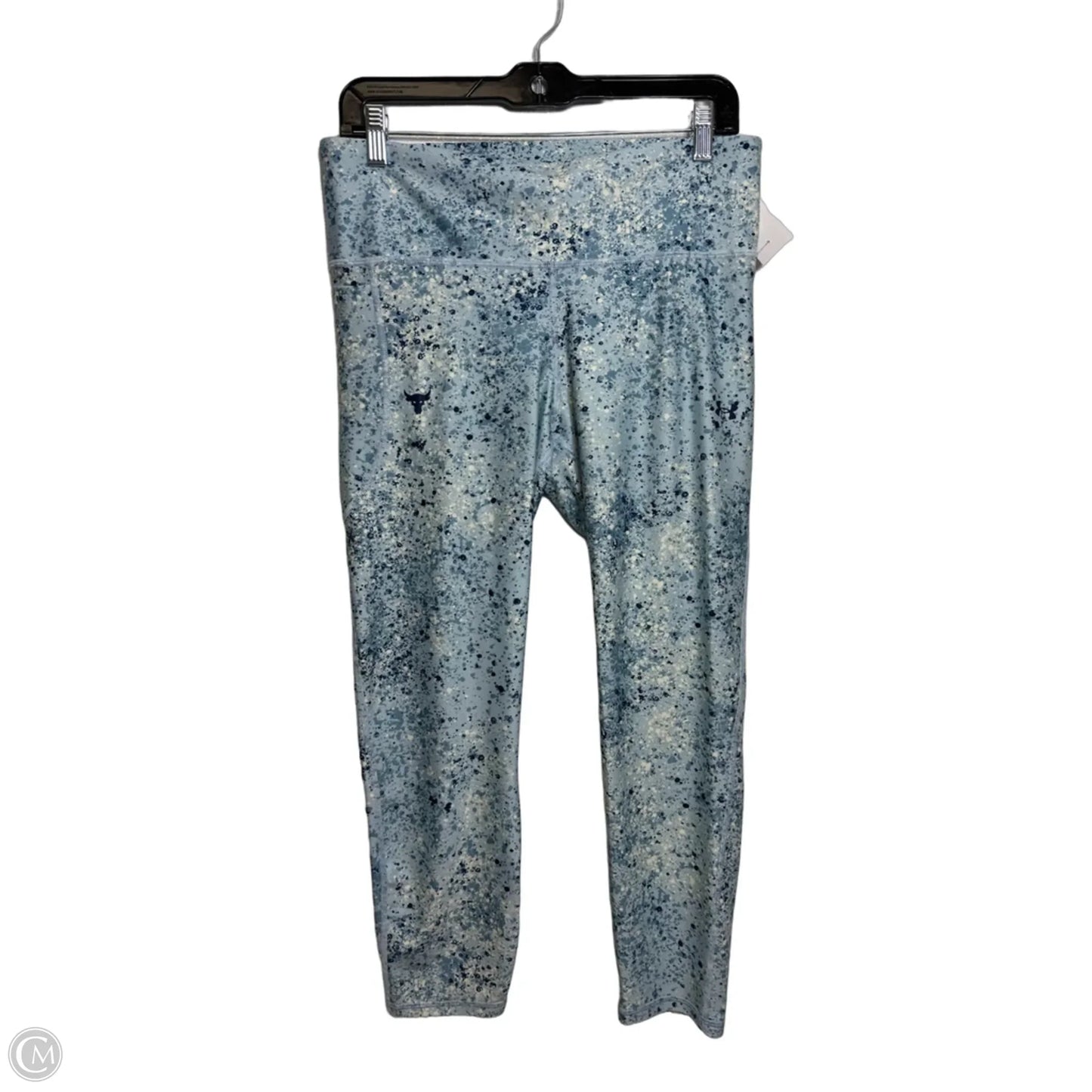 Athletic Leggings By Under Armour In Blue, Size: Xl
