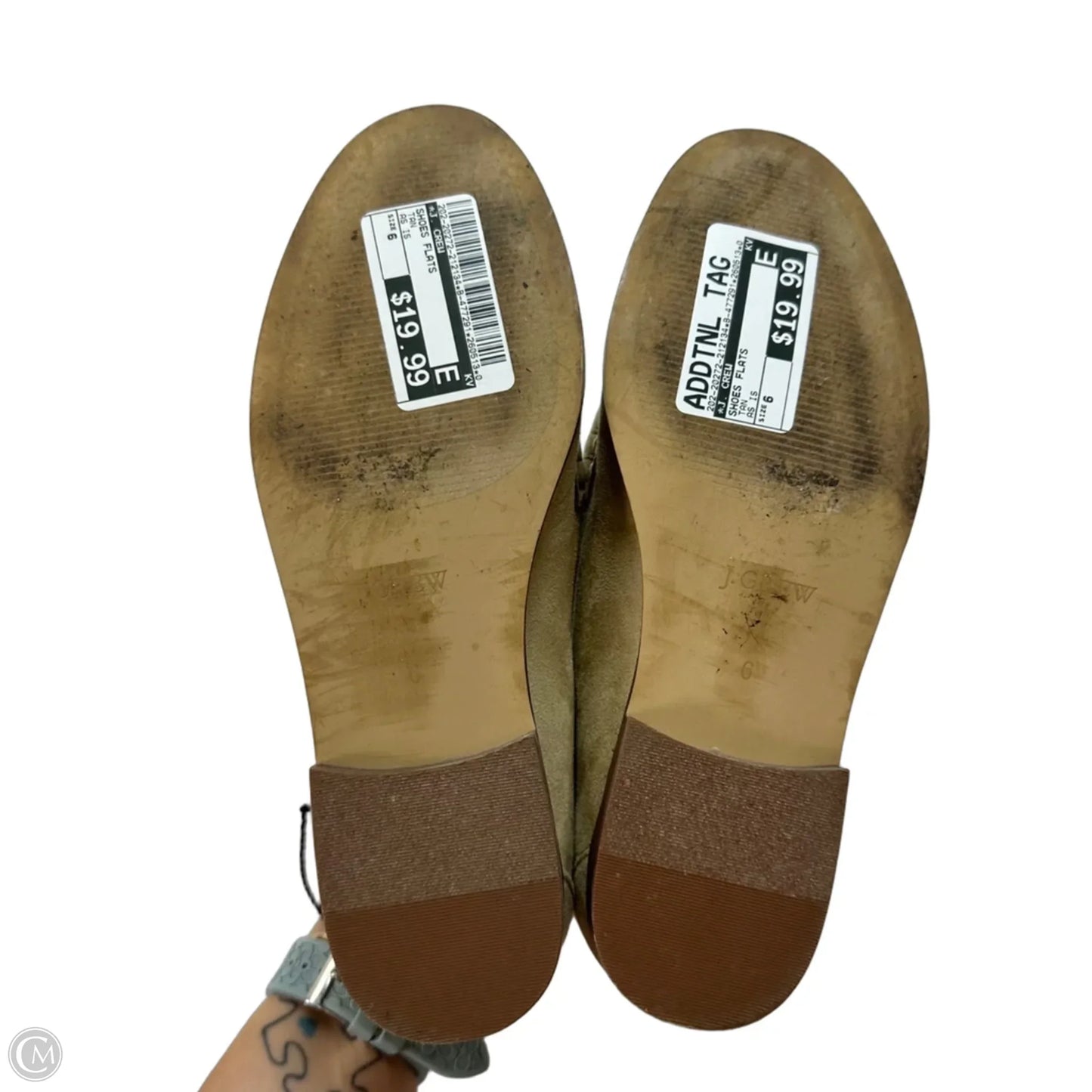 Shoes Flats By J. Crew In Tan, Size: 6