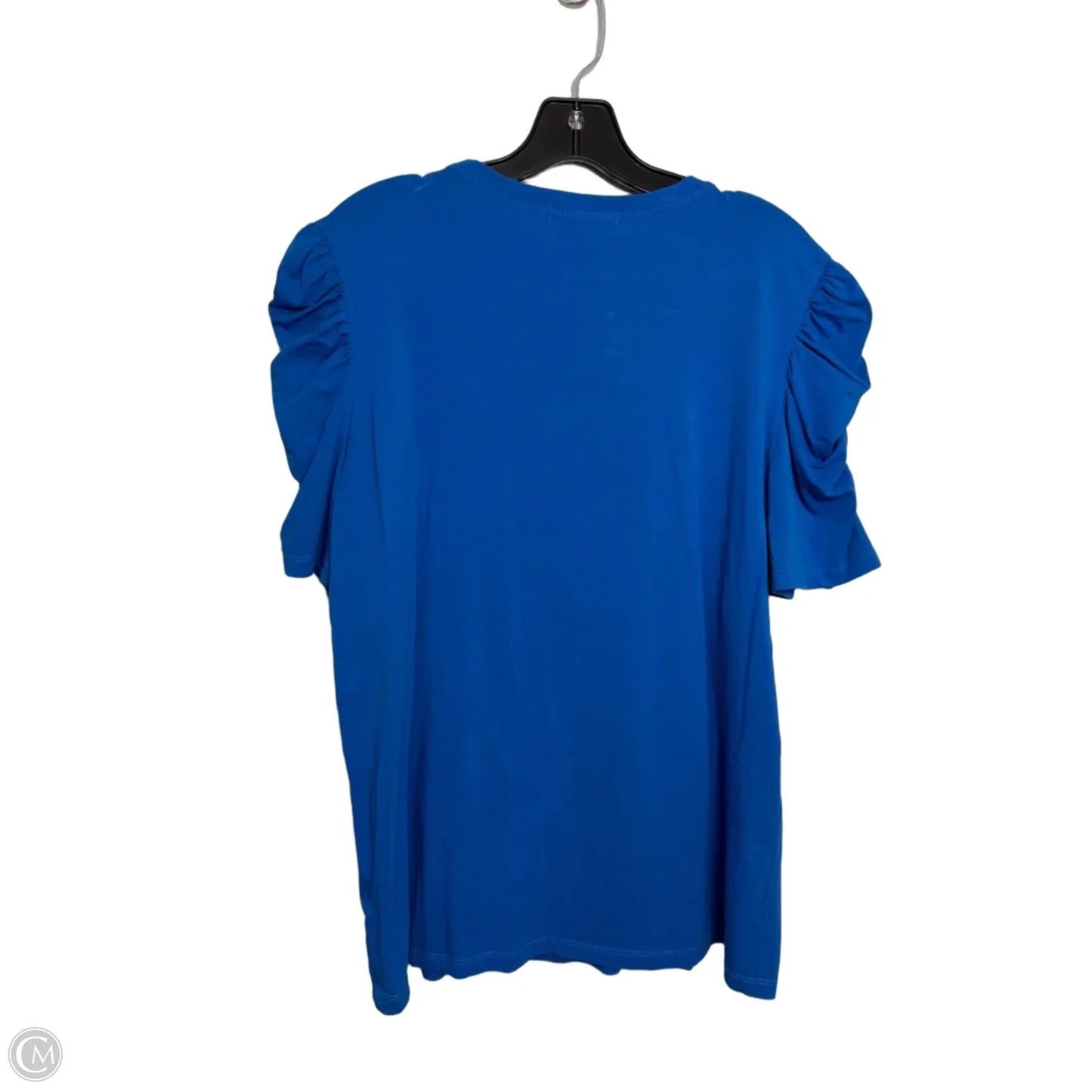 Top Short Sleeve By Clothes Mentor In Blue, Size: 1x