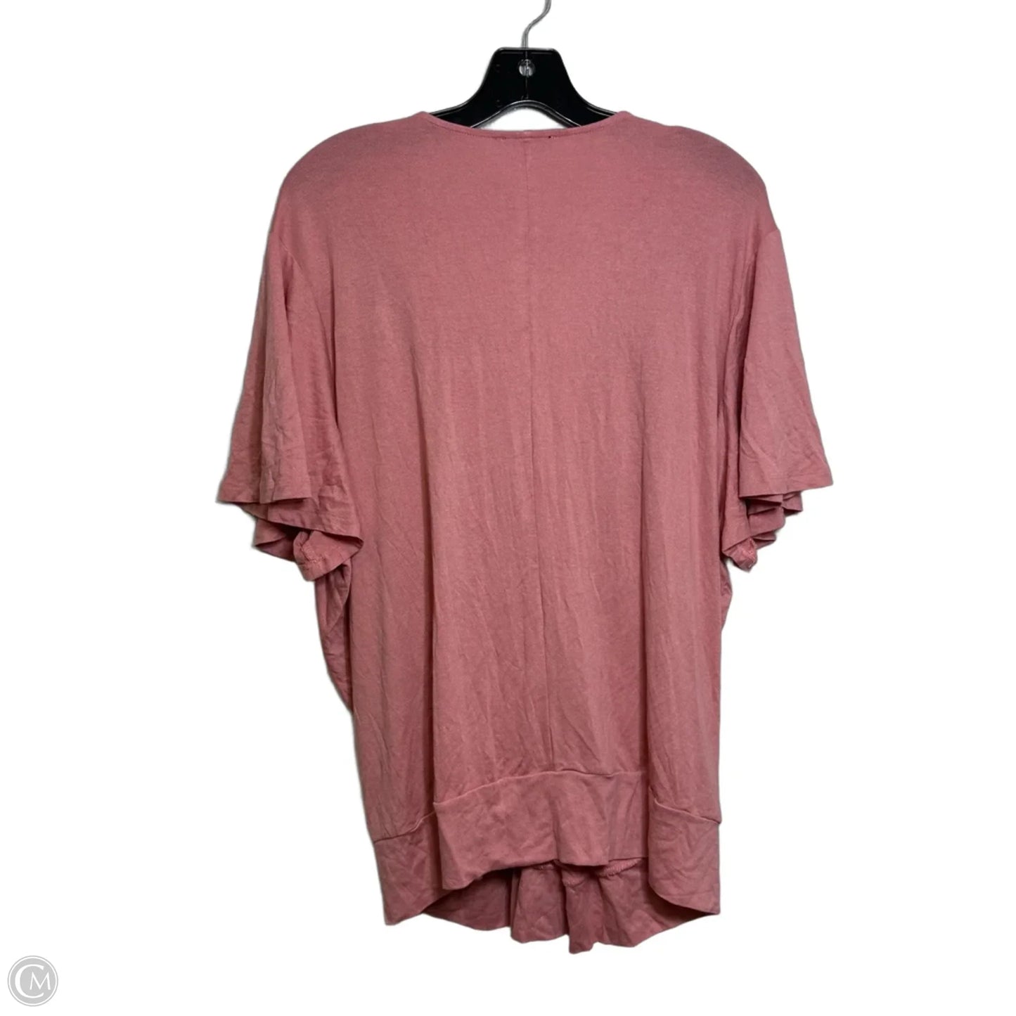 Top Short Sleeve By Lane Bryant In Pink, Size: 2x