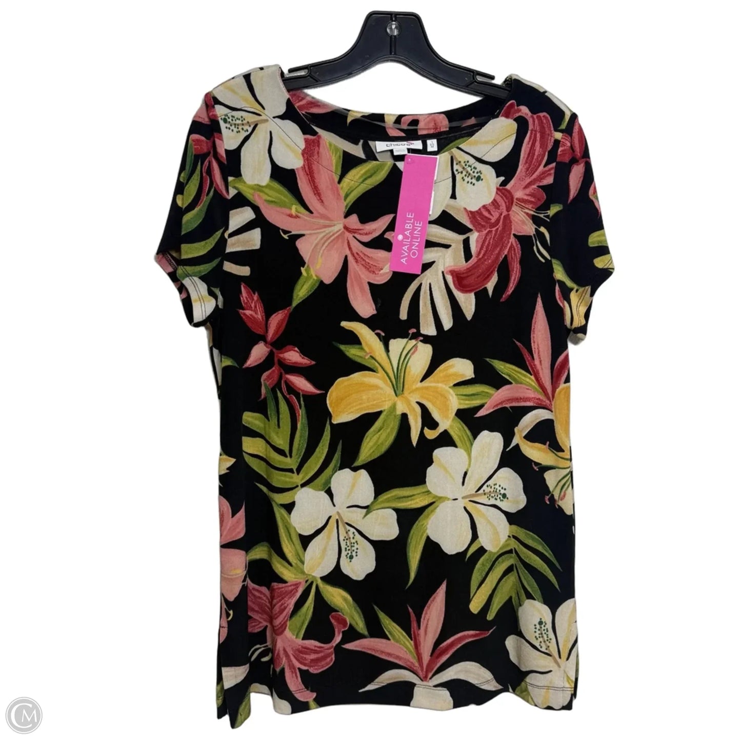 Skirt Set 2pc By Chicos In Floral Print, Size: M