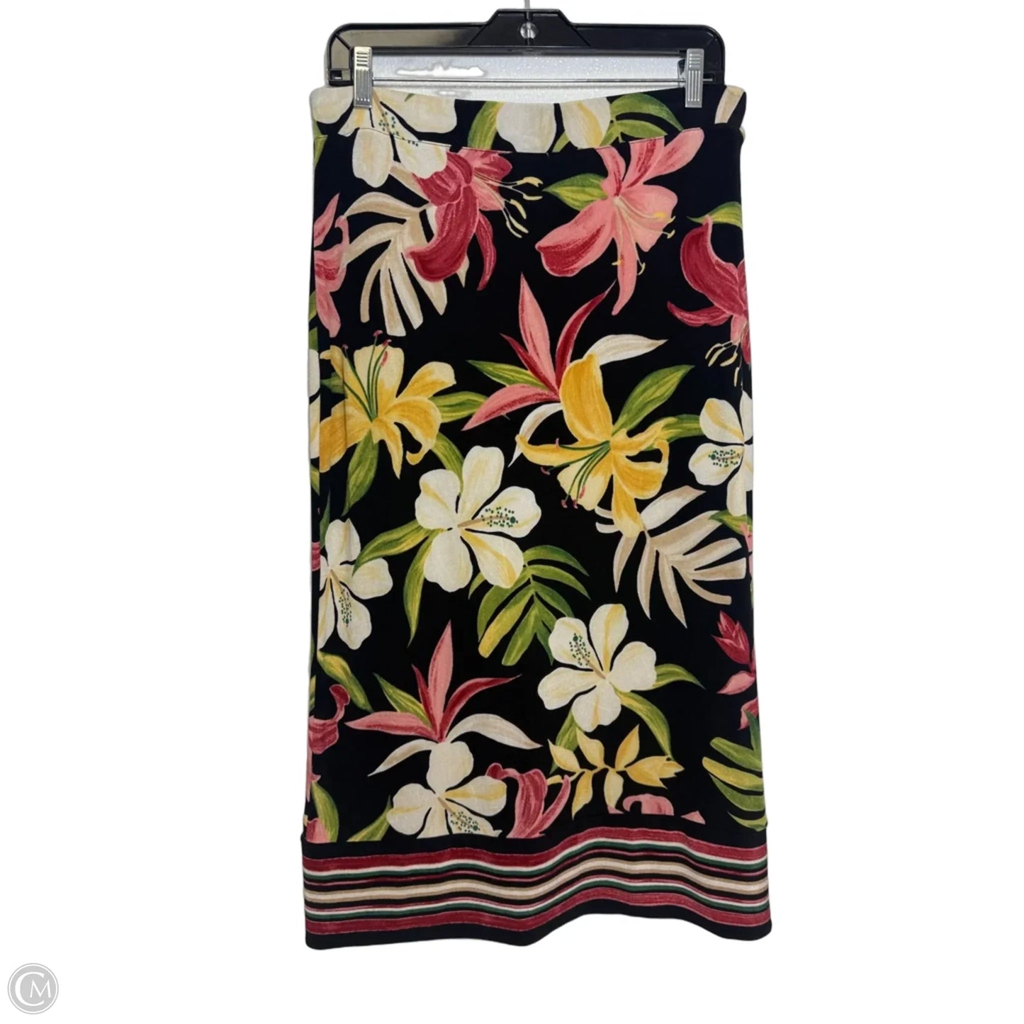 Skirt Set 2pc By Chicos In Floral Print, Size: M