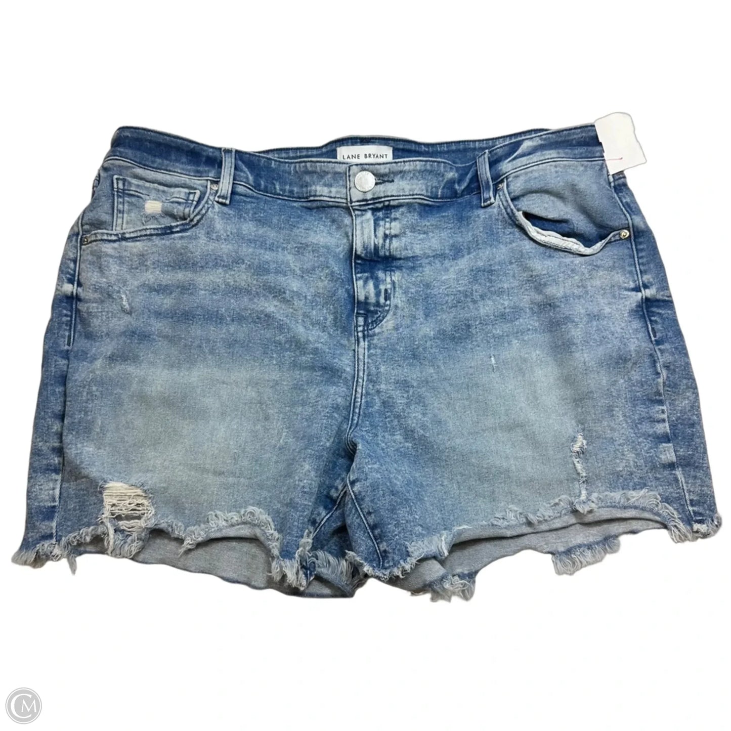 Shorts By Lane Bryant In Blue Denim, Size: 18