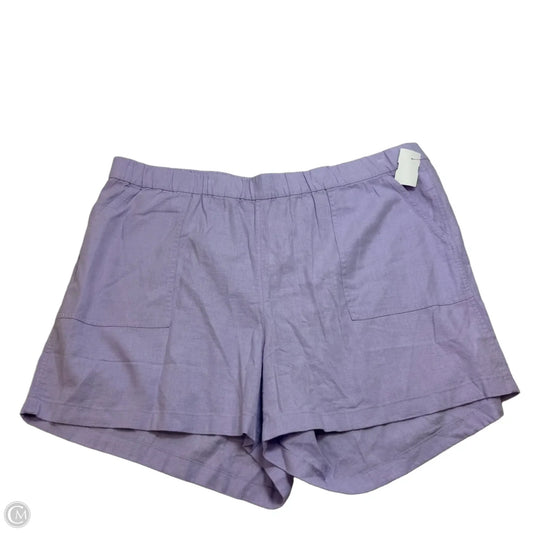 Shorts By J. Crew In Purple, Size: Xxl