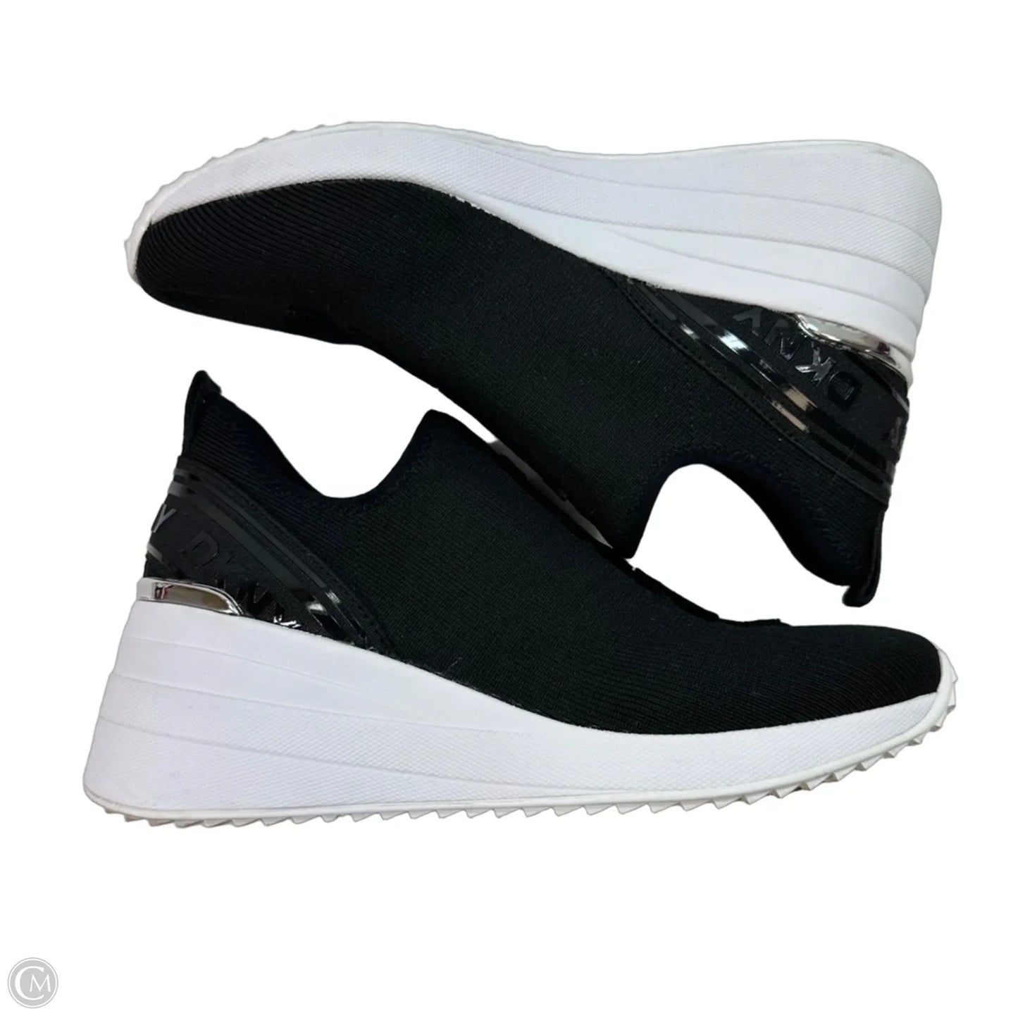 Shoes Sneakers By Dkny In Black, Size: 8