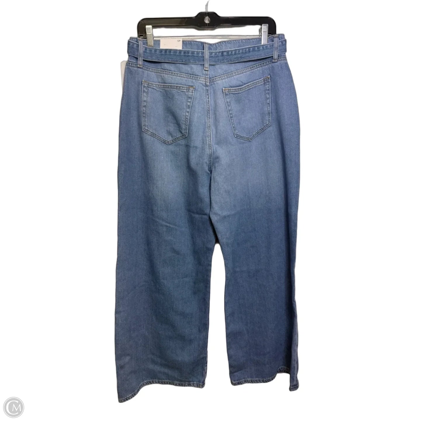 Jeans Wide Leg By Loft In Blue Denim, Size: 12p