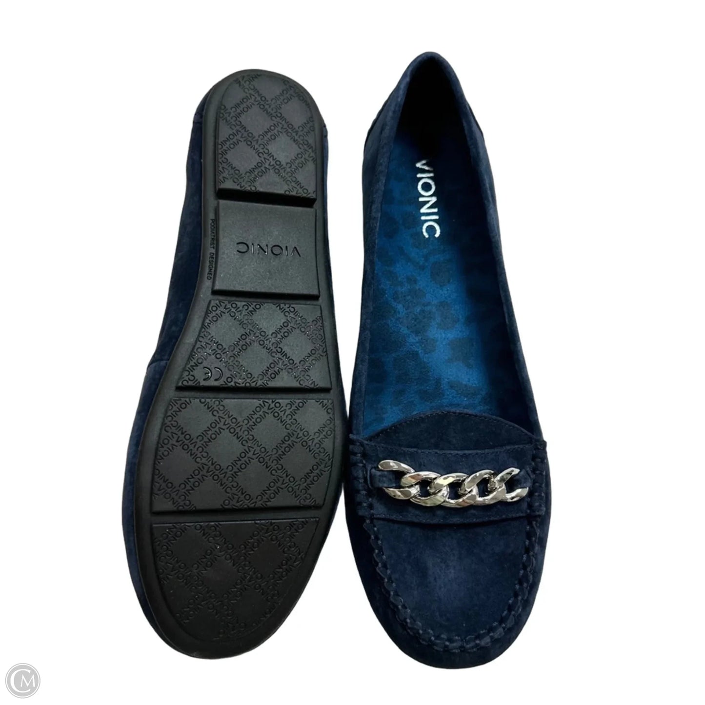 Shoes Flats By Vionic In Navy, Size: 9.5