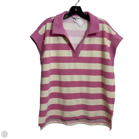 Top Sleeveless By Entro In Pink, Size: L