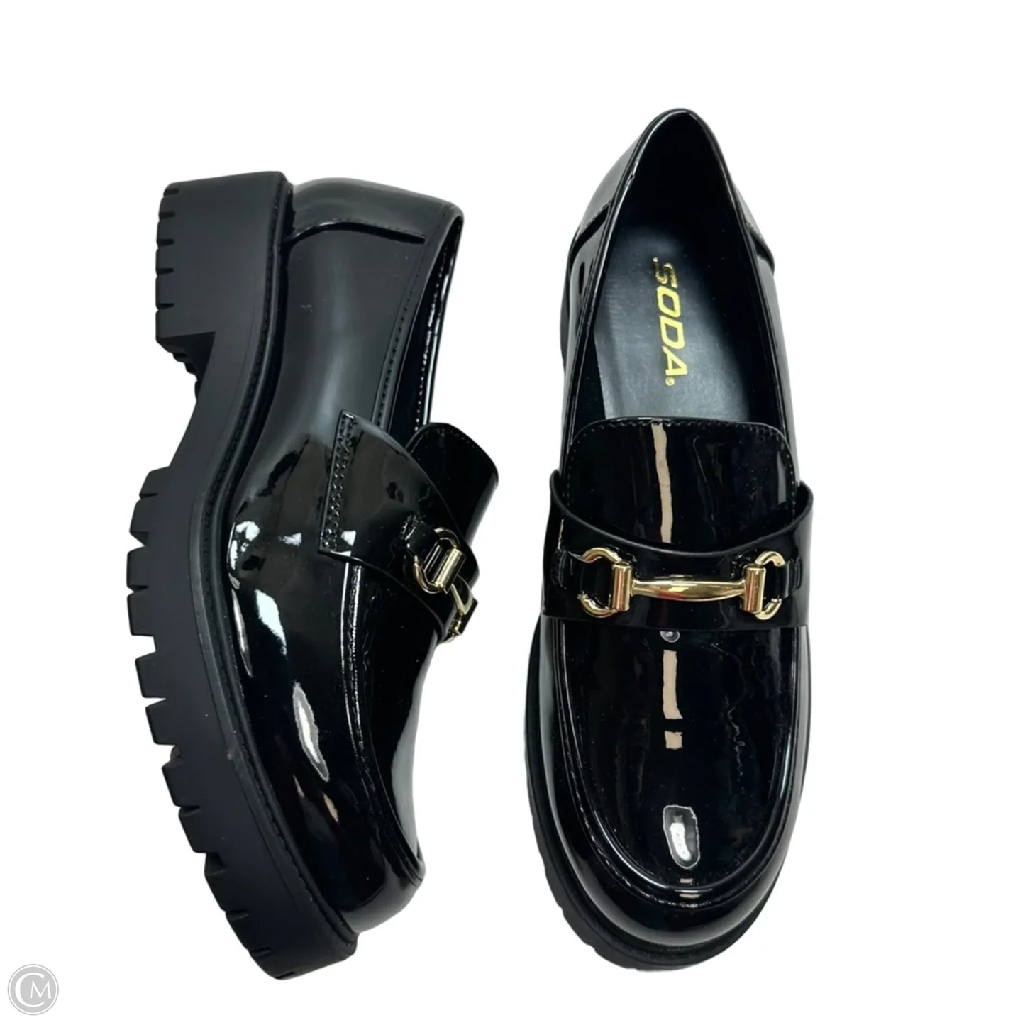 Shoes Heels Block By Soda In Black, Size: 9