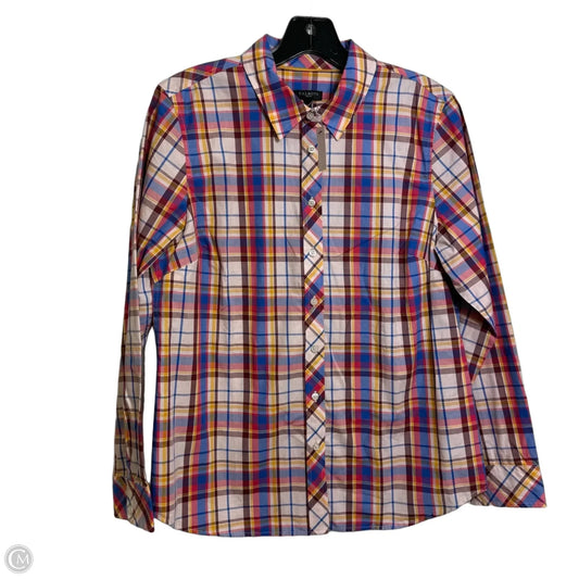 Top Long Sleeve By Talbots In Multi-colored, Size: Mp