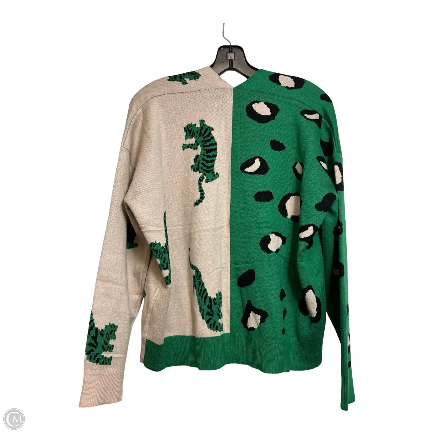 Cardigan By Cme In Green, Size: M