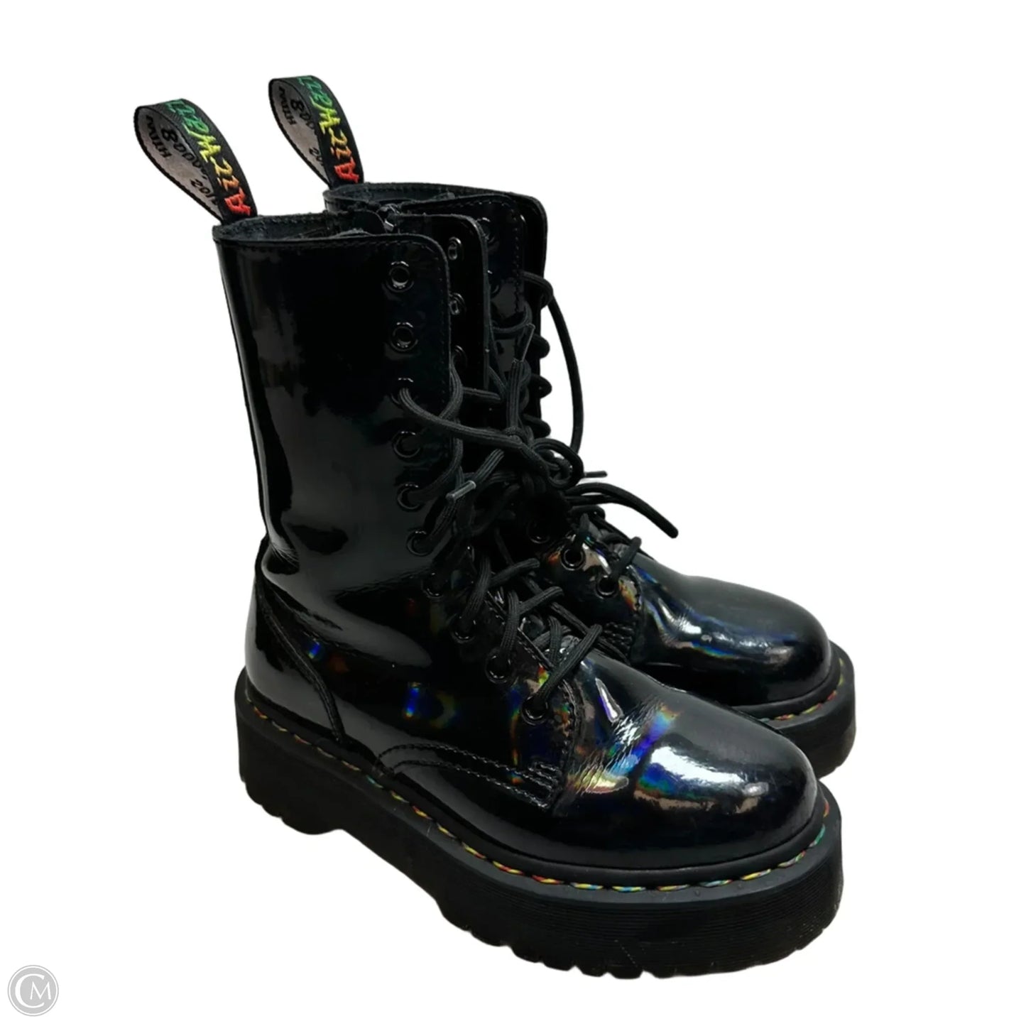 Boots Ankle Flats By Dr Martens In Black, Size: 6