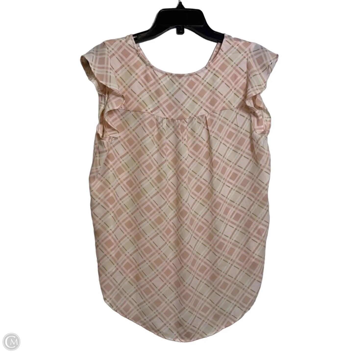 Top Sleeveless By Loft In Pink, Size: M
