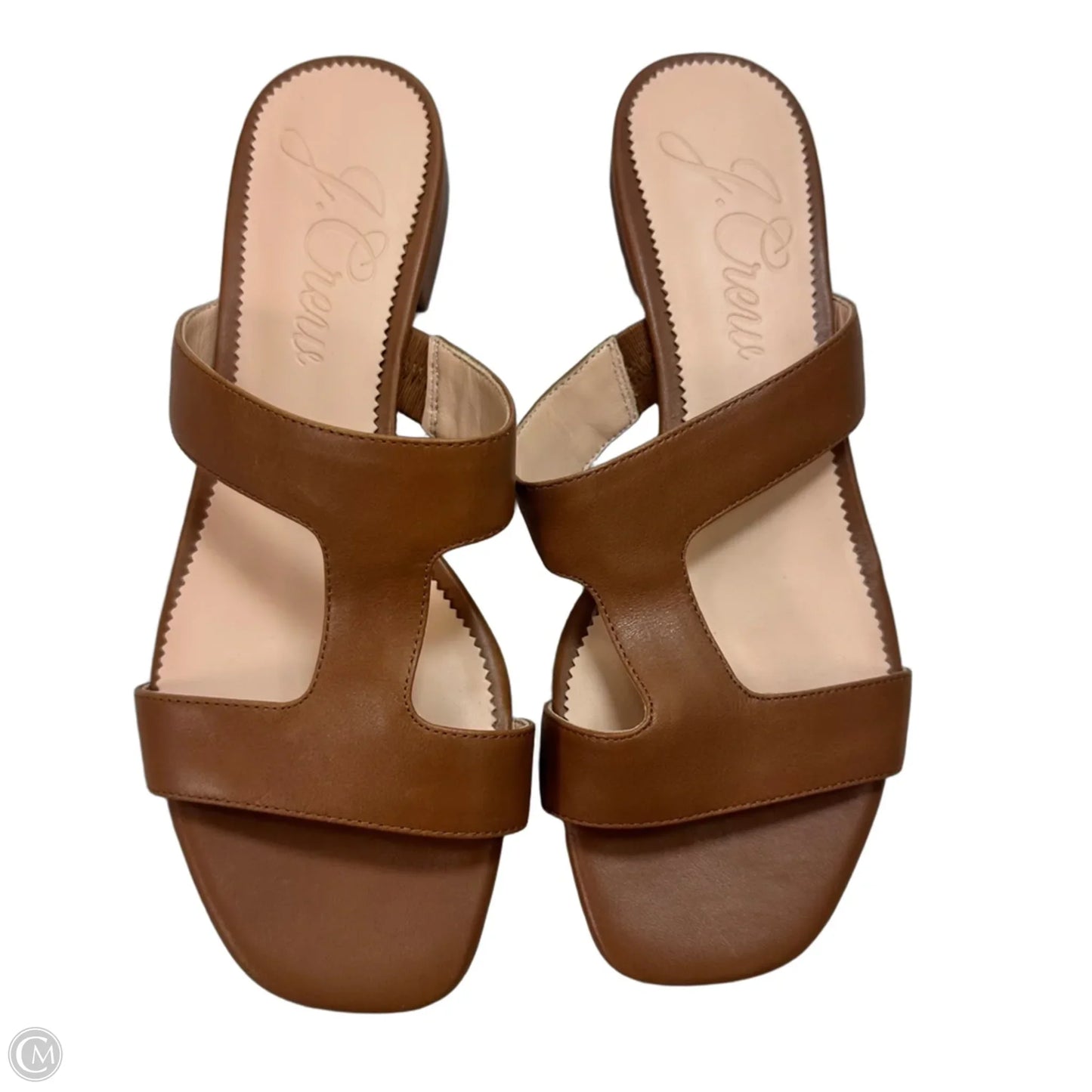 Sandals Flats By J. Crew In Tan, Size: 8
