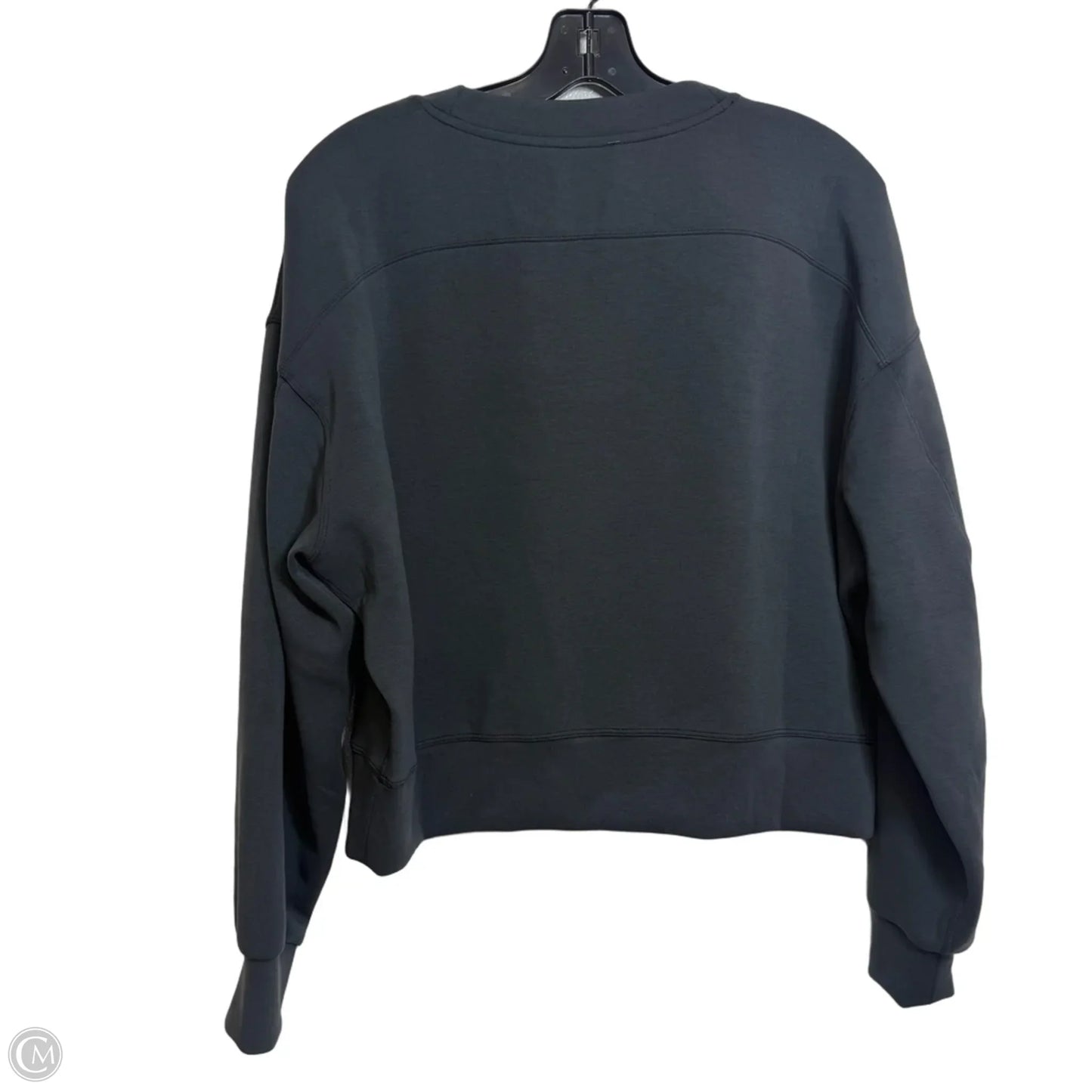 Athletic Top Long Sleeve Crewneck By Lululemon In Grey, Size: S