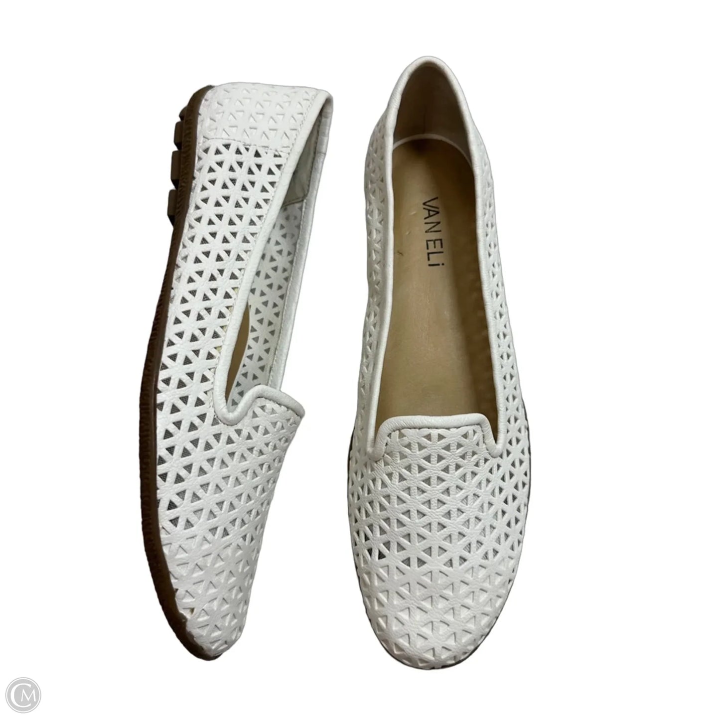 Shoes Flats By Vaneli In White, Size: 8.5