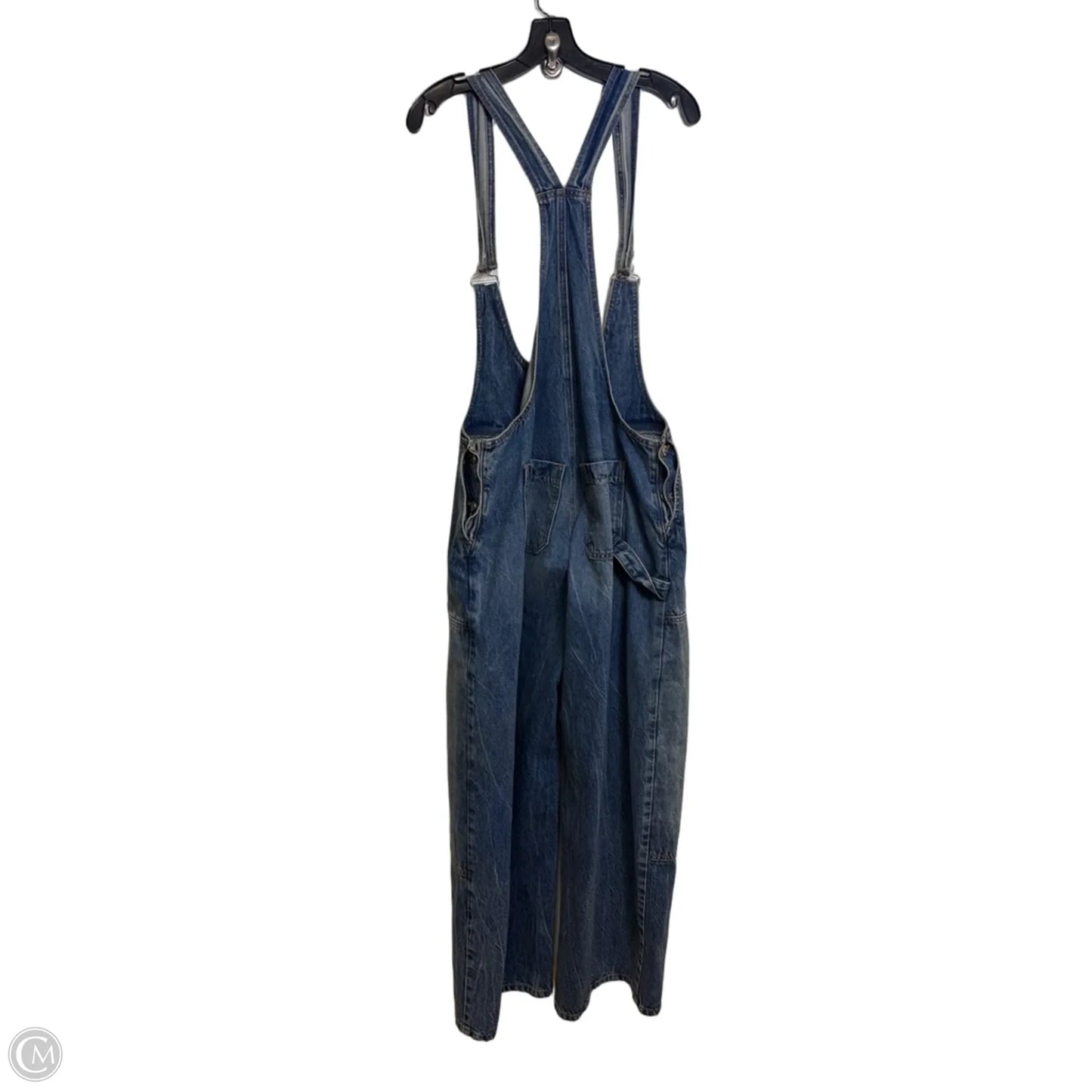 Overalls By Clothes Mentor In Blue Denim, Size: 12