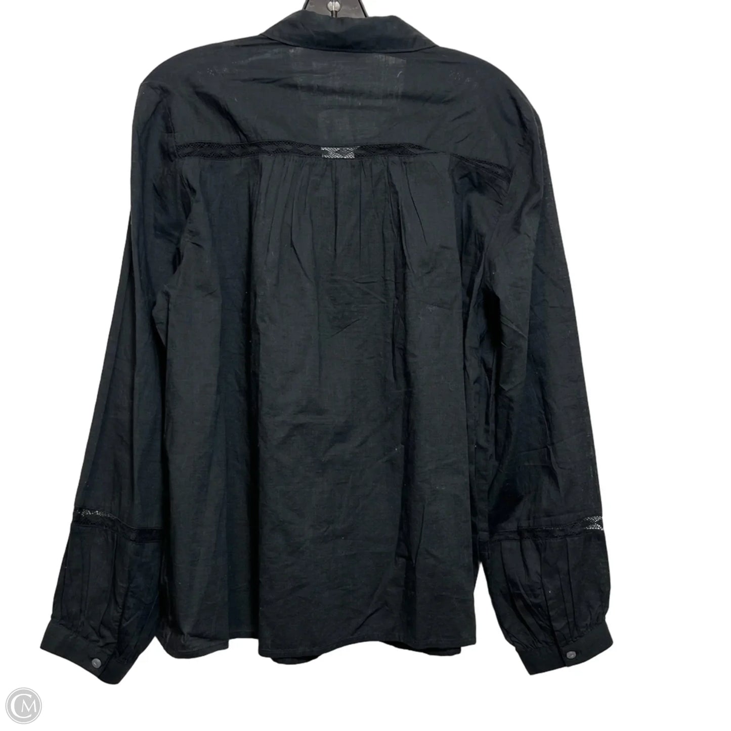 Top Long Sleeve By Lucky Brand In Black, Size: L