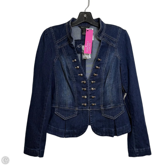 Blazer By White House Black Market In Blue Denim, Size: S