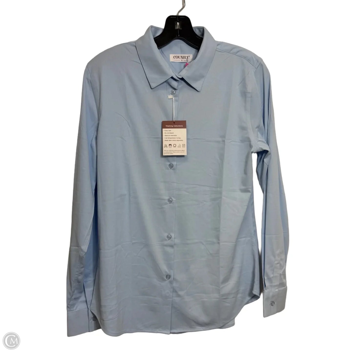 Top Long Sleeve By Clothes Mentor In Blue, Size: S
