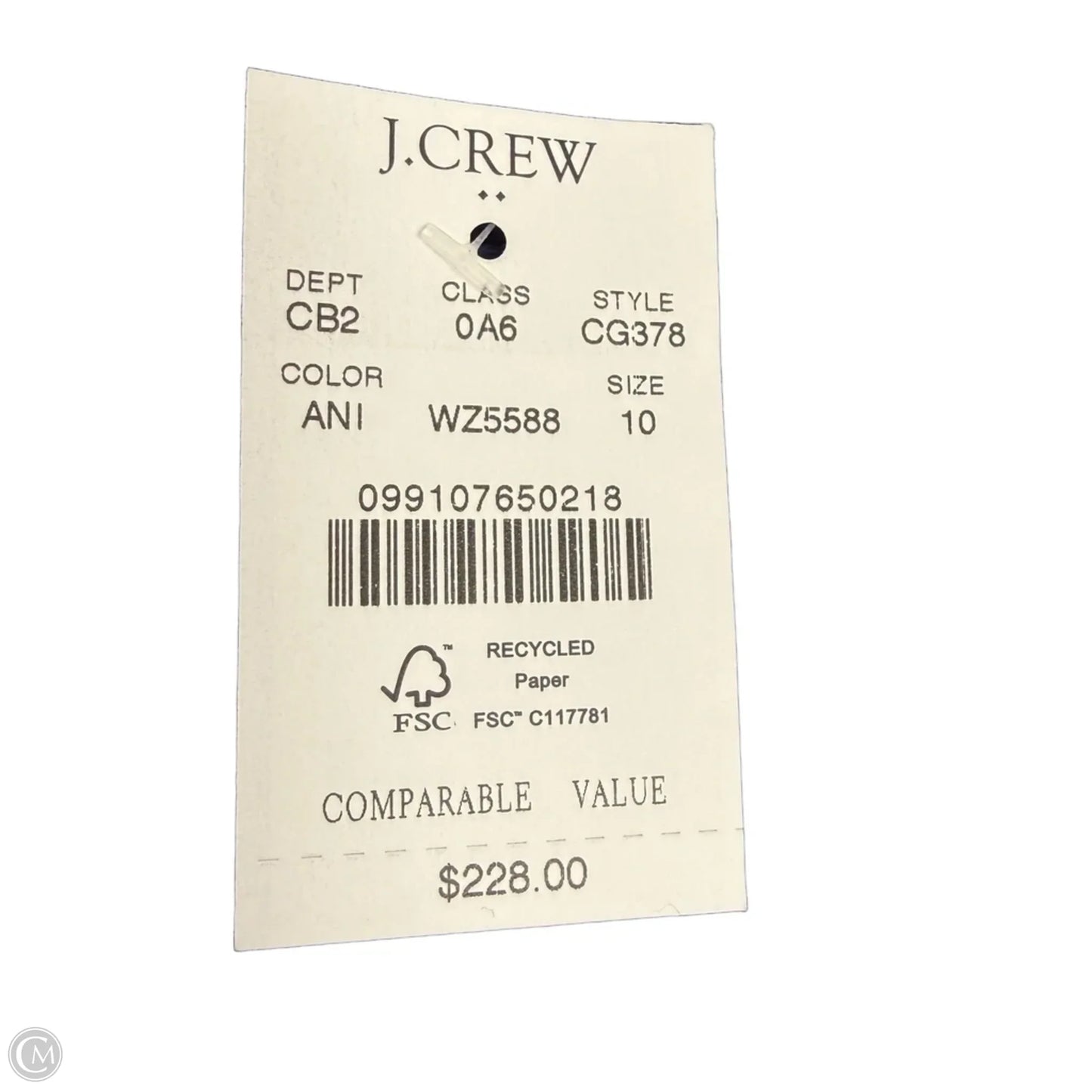 Skirt Suit 2pc By J. Crew In Striped Pattern, Size: 8