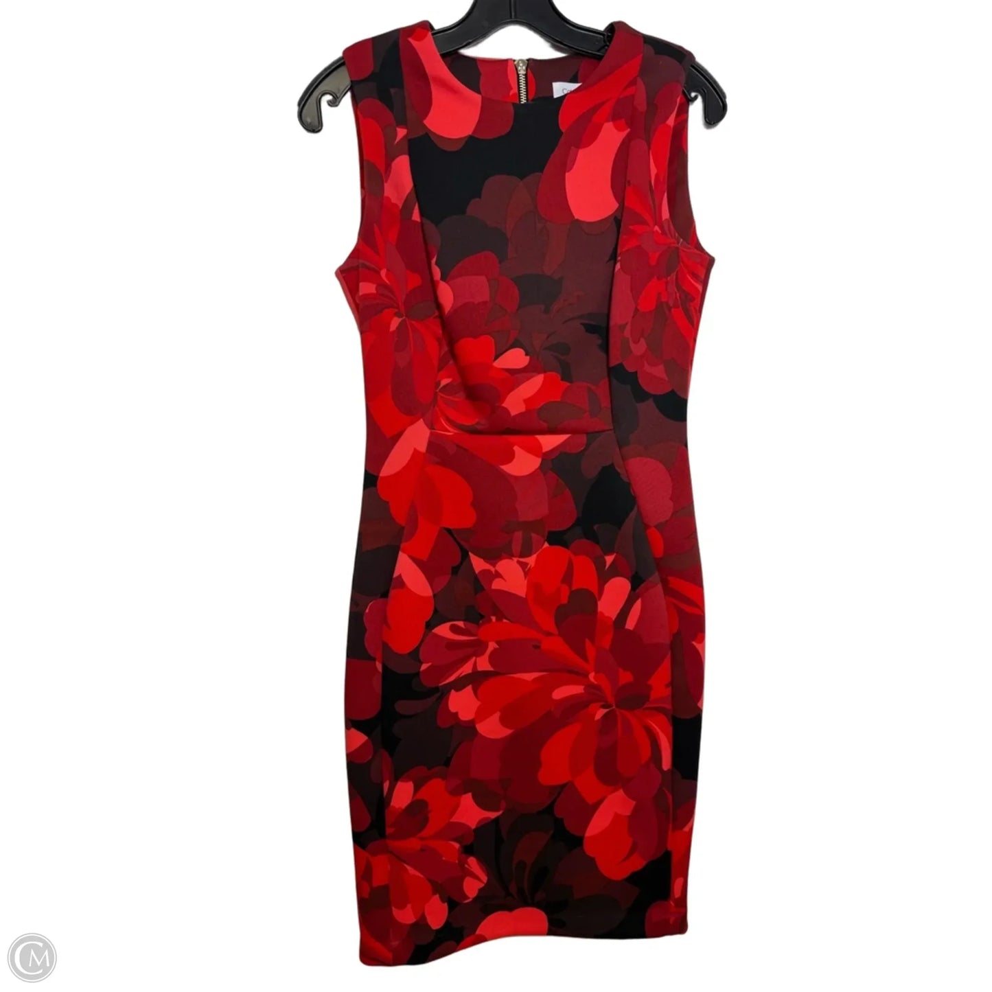 Dress Party Short By Calvin Klein In Red, Size: 6