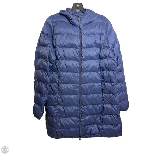 Jacket Puffer & Quilted By Amazon Essentials In Navy, Size: L
